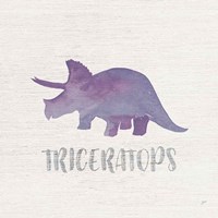 Triceratops Sq Fine Art Print