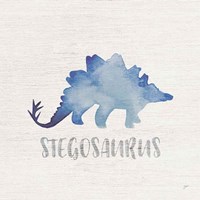 Stegosaurus Sq Fine Art Print