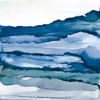 Blue Grayscape III Fine Art Print