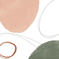 Threads of Motion I Warm Crop Fine Art Print