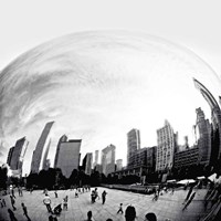 The Bean Chicago Bold Sq Fine Art Print