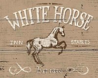 Horse Signs II Neutral Fine Art Print