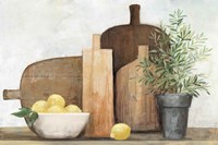 Rustic Kitchen Brown Fine Art Print