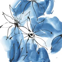 Indigo Neutrals II Framed Print