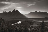 Snake River Overlook Grant Teton National Park Fine Art Print
