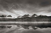 Little Redfish Lake at Sunrise Fine Art Print