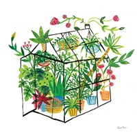 Greenhouse Blooming V Framed Print