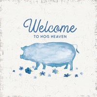 Country Cottage Field VI Wash Fine Art Print