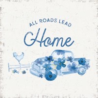 Country Cottage Field VII Flowers Framed Print