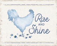 Country Cottage Field VIII Wash Framed Print