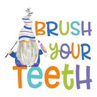 Bathroom Gnomes I Fine Art Print