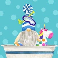 Bathroom Gnomes VI Framed Print