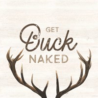 Bath Art I-Buck Naked Fine Art Print
