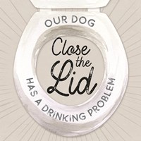 Bath Art II-Close the Lid Fine Art Print