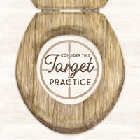 Bath Art IV-Target Practice Fine Art Print