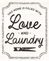 Laundry Art portrait II-Love & Laundry Fine Art Print