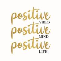 Sentiment Art III-Positive Life Fine Art Print