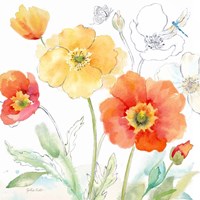 Happy Poppies IV Fine Art Print