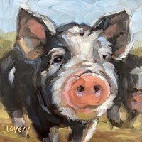 Piper the Pig Fine Art Print