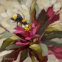 Bee Balm Bumble Fine Art Print