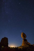 Balanced Rock Rising Moon Fine Art Print