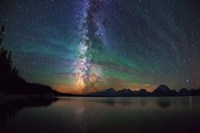 Airglow Jackson Lake Tetons Fine Art Print