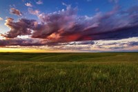 Sunset Over the Plains Fine Art Print