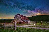 Milky Way Over Boxley Valley Fine Art Print