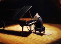 Little Pianist Fine Art Print