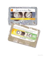Mixtape Love Neutral No Words Fine Art Print