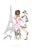 Paris Girlfriends I Pastel Fine Art Print