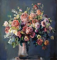 Abundant Bouquet Dark Fine Art Print