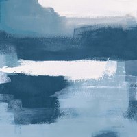 Escalante Mood Blue and White Sq Fine Art Print