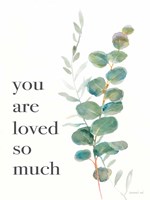 Greenery III Loved Fine Art Print