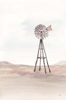 Windmill Landscape IV Framed Print