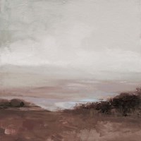 Glowing Valley Brown Fine Art Print