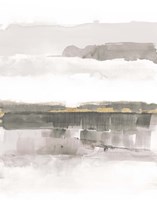 Influence of Line and Color Neutral Gold Fine Art Print