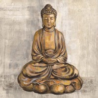 Bronze Buddha Fine Art Print