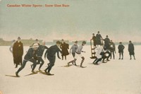 Snow Shoe Race Fine Art Print