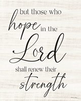 Hope in the Lord Fine Art Print