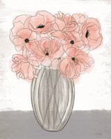 Poppies in Vase Fine Art Print