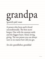 Grandpa Definition 1 Fine Art Print