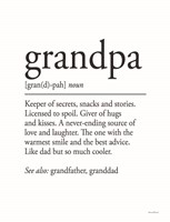 Grandpa Definition 2 Fine Art Print