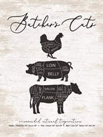 Butcher's Cuts Fine Art Print