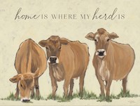 Home is Where my Herd Is Fine Art Print