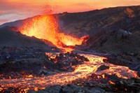 La Fournaise Volcano Fine Art Print