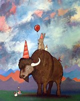 Buffalo Birthday Fine Art Print