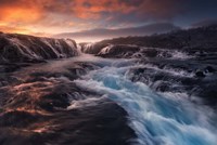 Blue Flow Fine Art Print