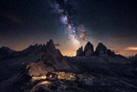 Rising over Tre Cime Fine Art Print