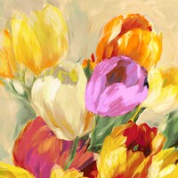 Colorful Tulips I Fine Art Print
